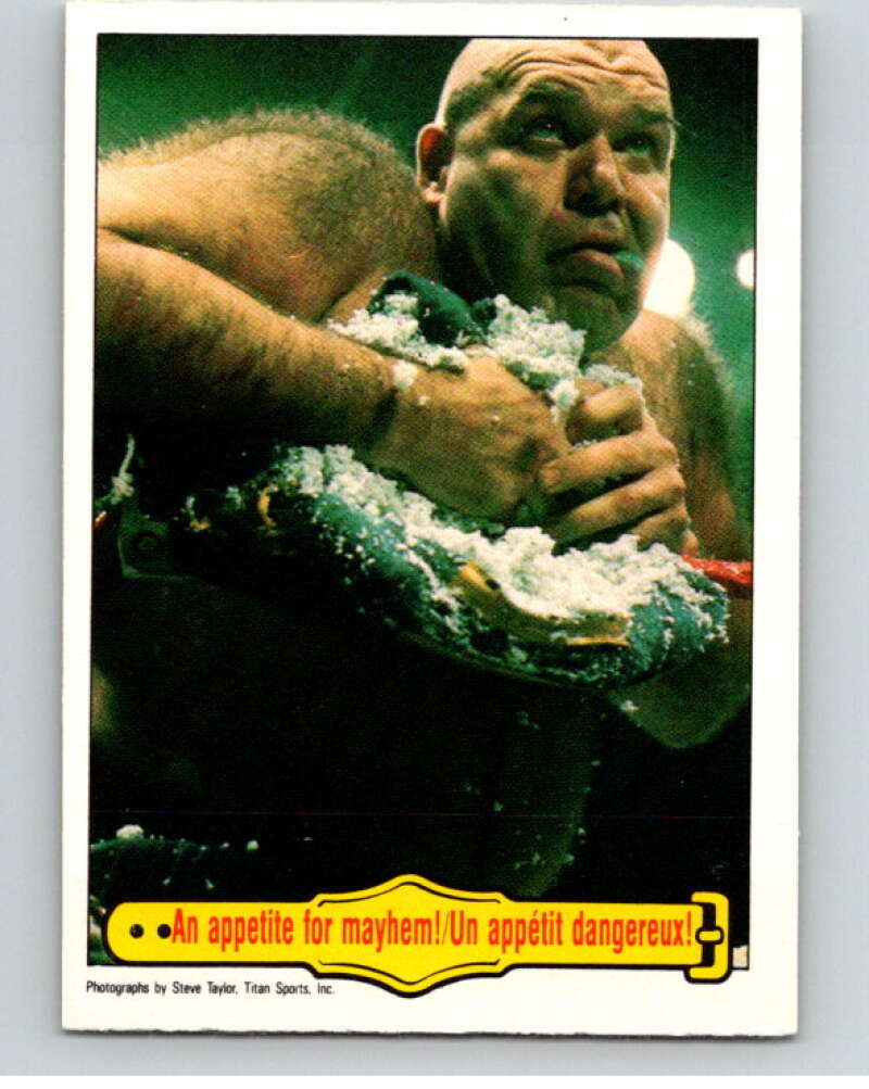 1985 O-Pee-Chee WWF #31 An Appetite For Mayhem!   V65729 Image 1