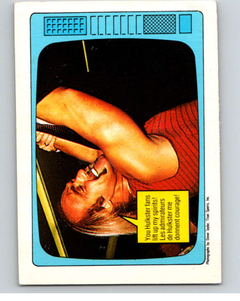 1985 O-Pee-Chee WWF #60 Hulk Hogan   V65761 Image 1