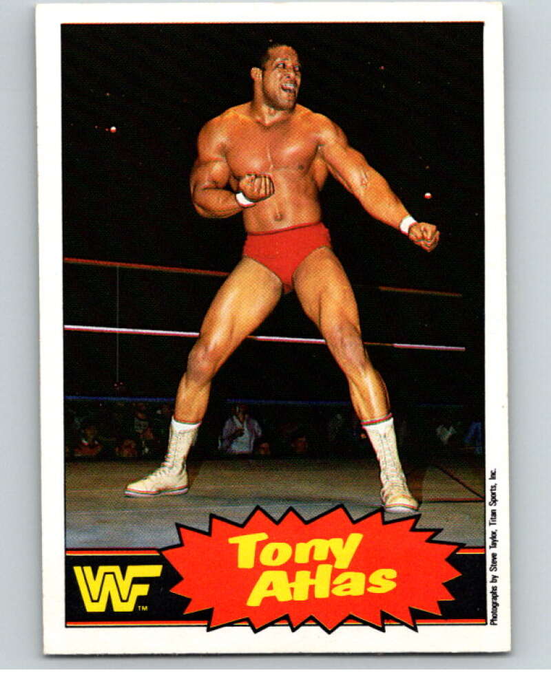 1985 O-Pee-Chee WWF Series 2 #3 Tony Atlas   V65791 Image 1