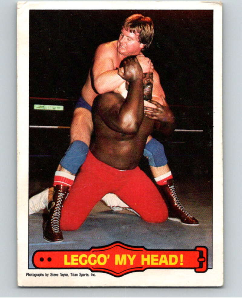1985 O-Pee-Chee WWF Series 2 #25 Leggo' My Head!   V65851 Image 1