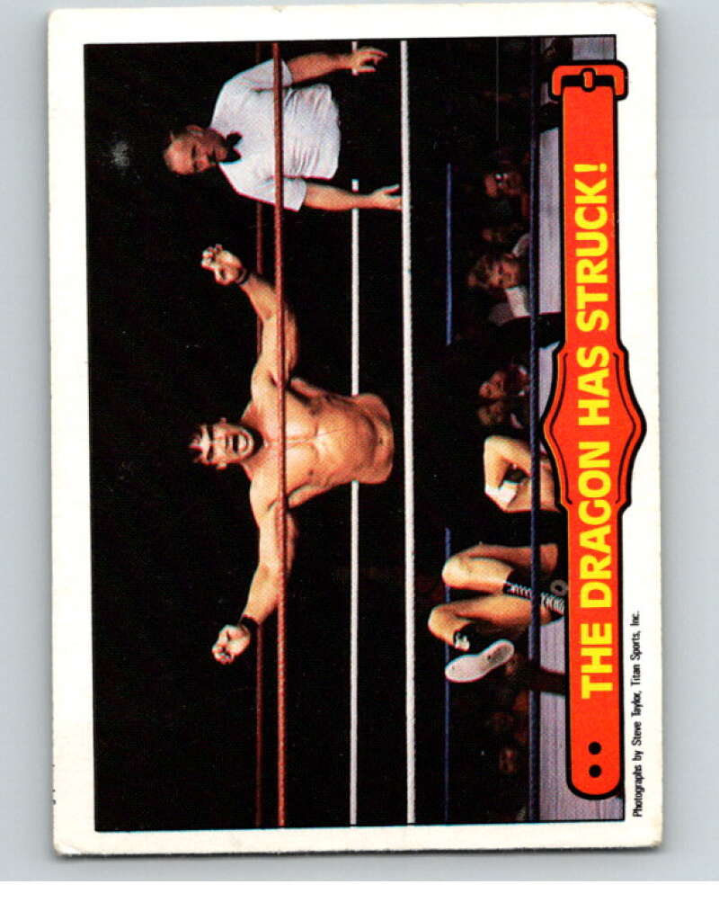 1985 O-Pee-Chee WWF Series 2 #26 The Dragon Has Struck!   V65855 Image 1