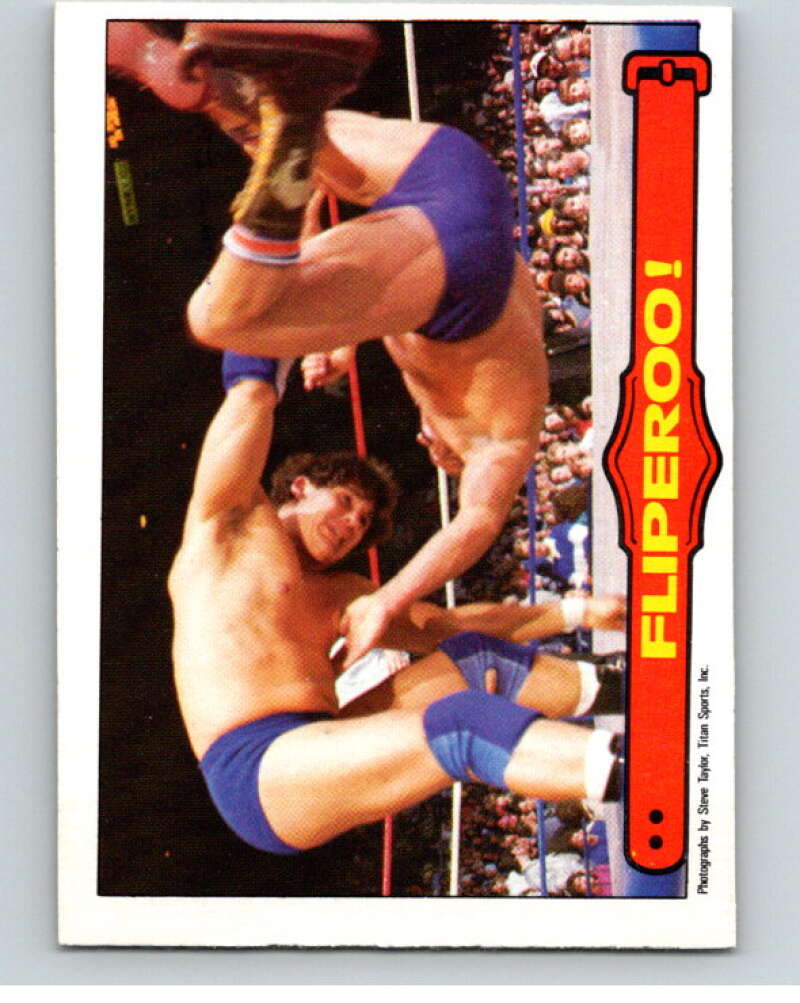 1985 O-Pee-Chee WWF Series 2 #42 Fliperoo!   V65913 Image 1