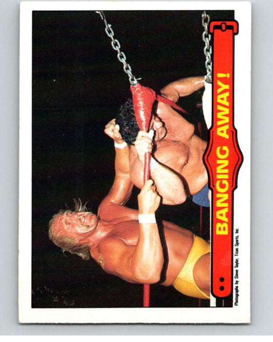 1985 O-Pee-Chee WWF Series 2 #51 Banging Away!   V65942 Image 1