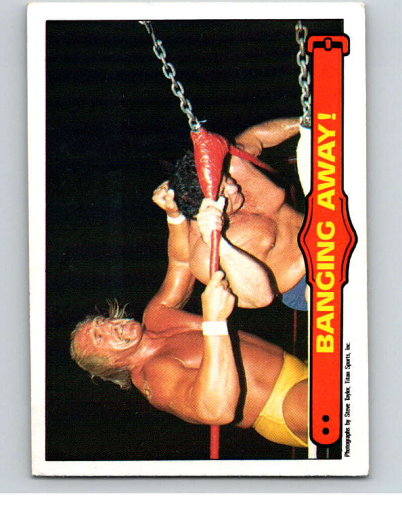 1985 O-Pee-Chee WWF Series 2 #51 Banging Away!   V65943 Image 1