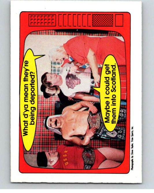 1985 O-Pee-Chee WWF Series 2 #54 Volkoff/Sheik/Orton/Piper/Blassie   V65955 Image 1