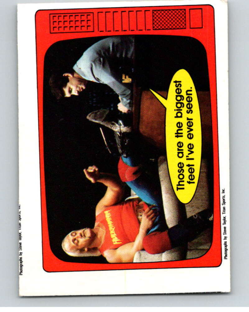 1985 O-Pee-Chee WWF Series 2 #56 Hulk Hogan/Vince McMahon   V65960 Image 1