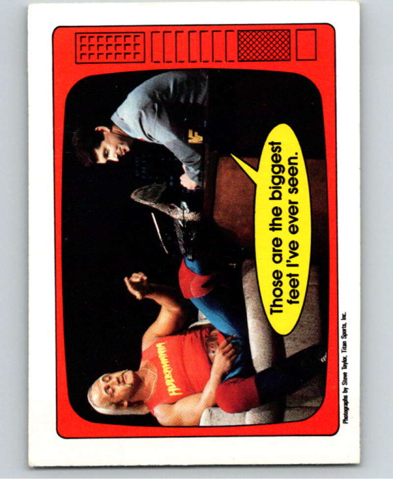 1985 O-Pee-Chee WWF Series 2 #56 Hulk Hogan/Vince McMahon   V65961 Image 1