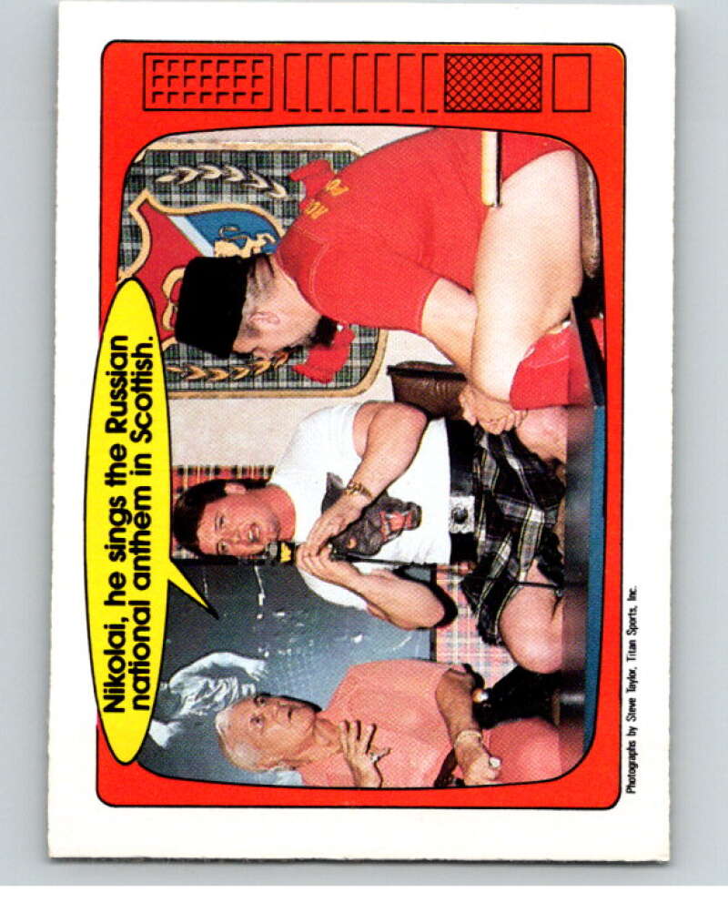 1985 O-Pee-Chee WWF Series 2 #59 Blassie/Piper/Volkoff   V65971 Image 1