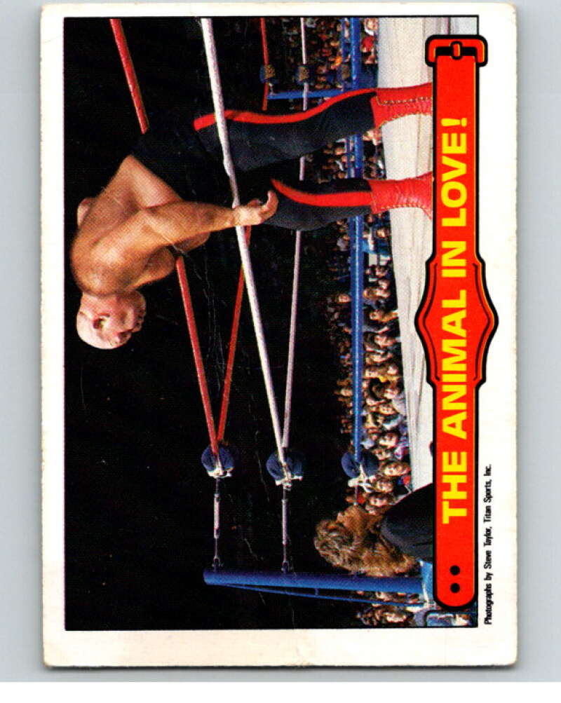 1985 O-Pee-Chee WWF Series 2 #60 The Animal In Love!   V65972 Image 1