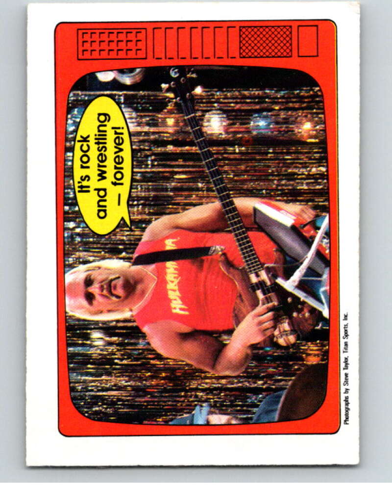 1985 O-Pee-Chee WWF Series 2 #66 Hulk Hogan   V65988 Image 1