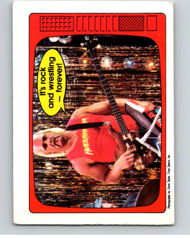 1985 O-Pee-Chee WWF Series 2 #66 Hulk Hogan   V65989 Image 1