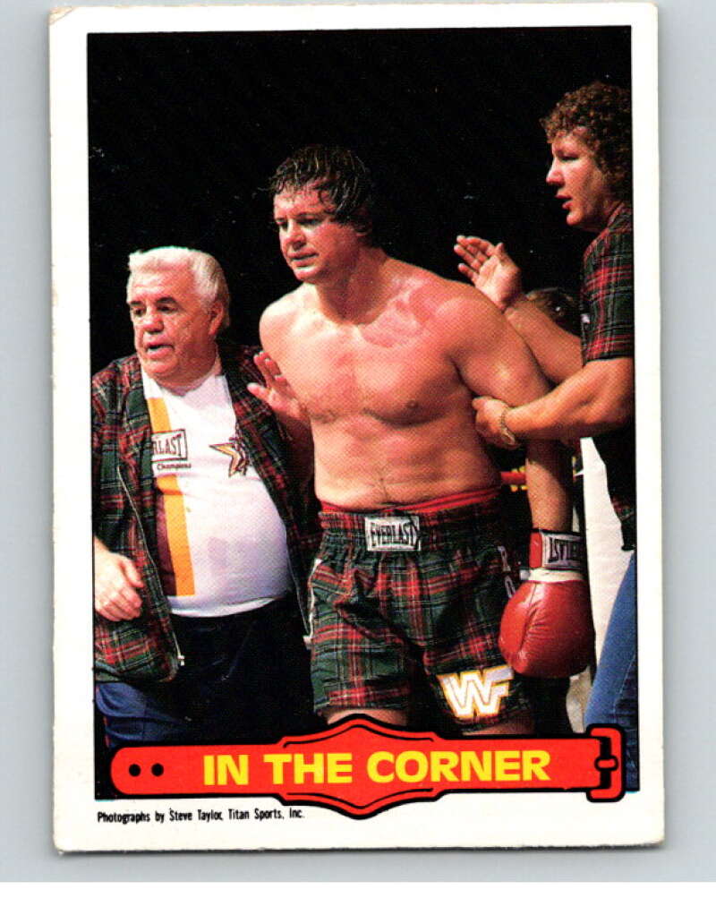 1985 O-Pee-Chee WWF Series 2 #71 In The Corner   V66006 Image 1