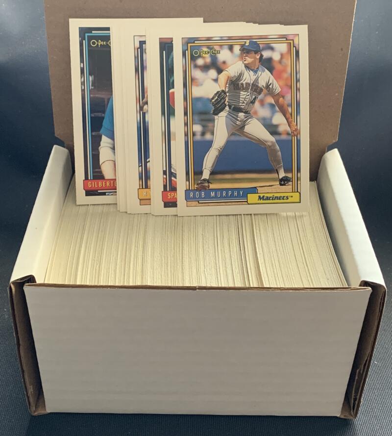 1992 O-Pee-Chee Baseball Trading Cards - Box Over 325 cards! - Lot #1 Image 1