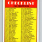 1972 O-Pee-Chee Baseball #4 Checklist 1-132   V66023 Image 1