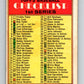 1972 O-Pee-Chee Baseball #4 Checklist 1-132   V66024 Image 1