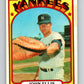 1972 O-Pee-Chee Baseball #47 John Ellis  New York Yankees  V66092 Image 1