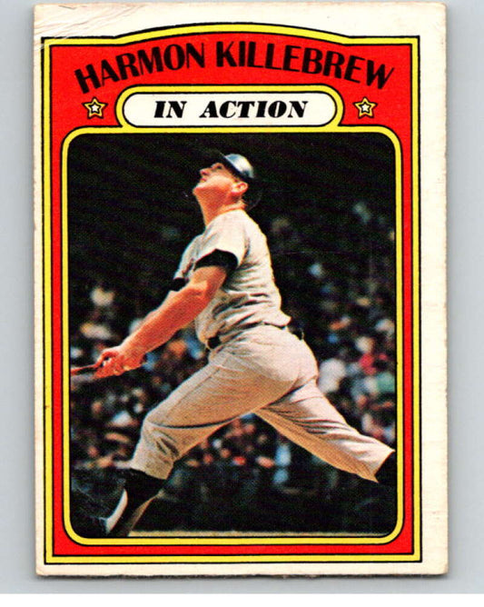 1972 O-Pee-Chee Baseball #52 Harmon Killebrew IA  Minnesota Twins  V66095 Image 1