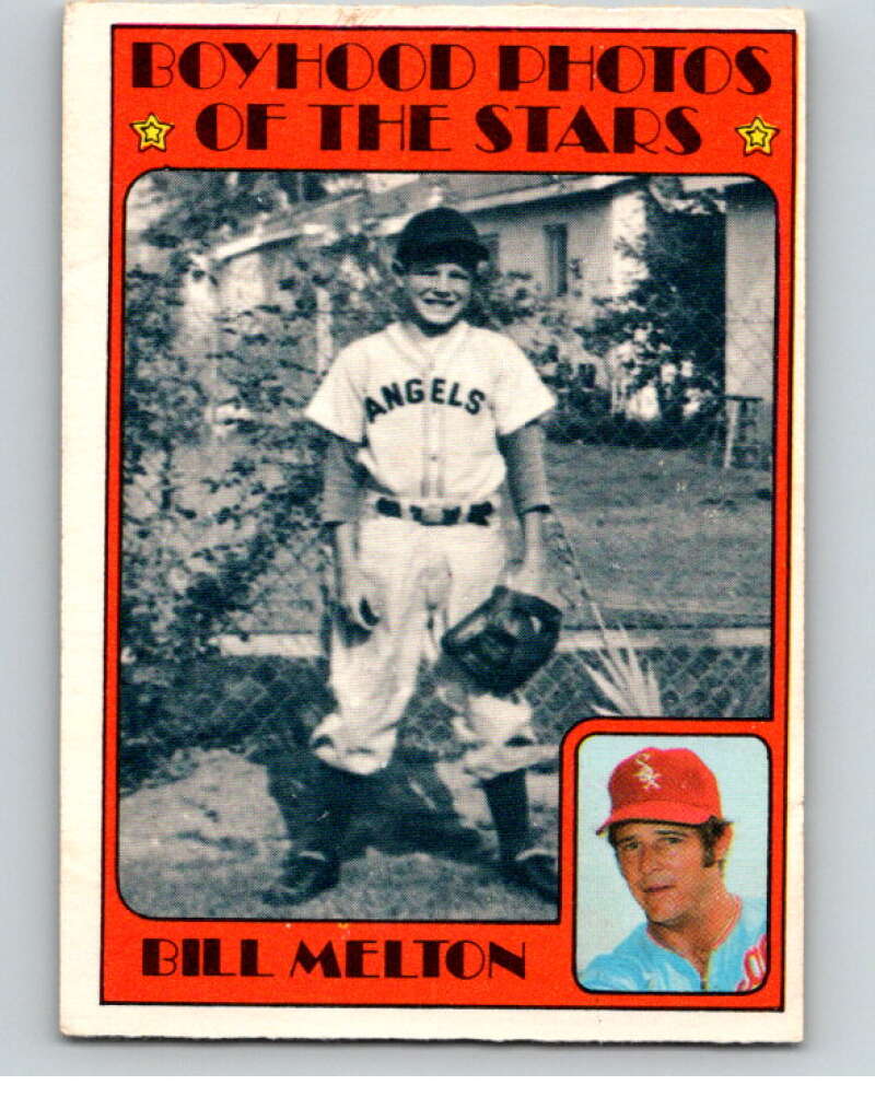 1972 O-Pee-Chee Baseball #495 Bill Melton  Chicago White Sox  V66391 Image 1