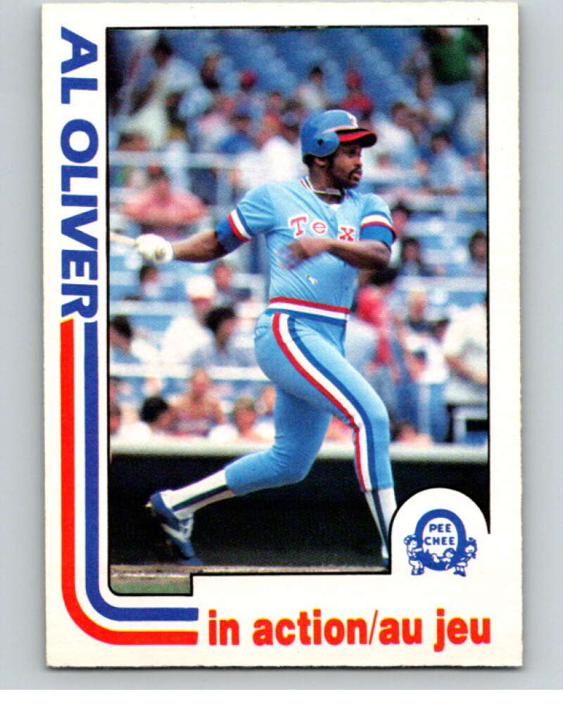1982 O-Pee-Chee Baseball #22 Al Oliver IA  Texas Rangers  V66395 Image 1