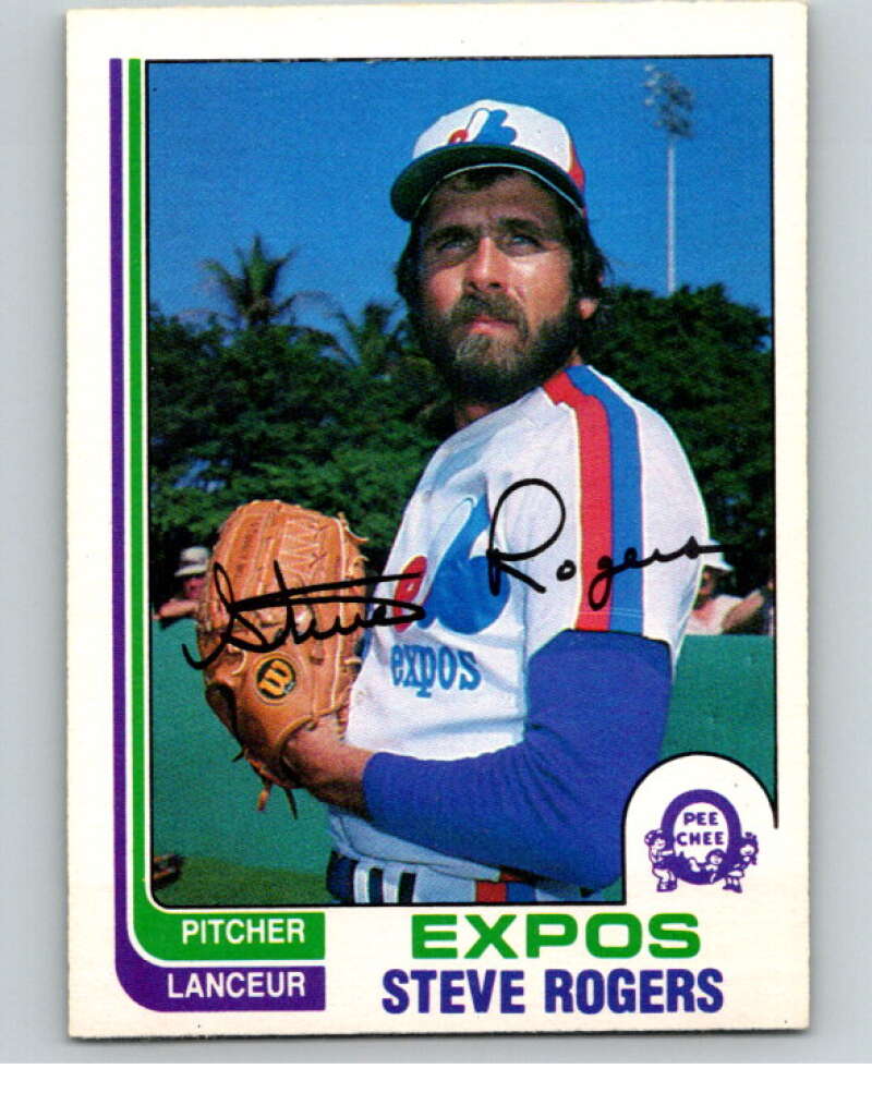 1982 O-Pee-Chee Baseball #52 Steve Rogers  Montreal Expos  V66399 Image 1