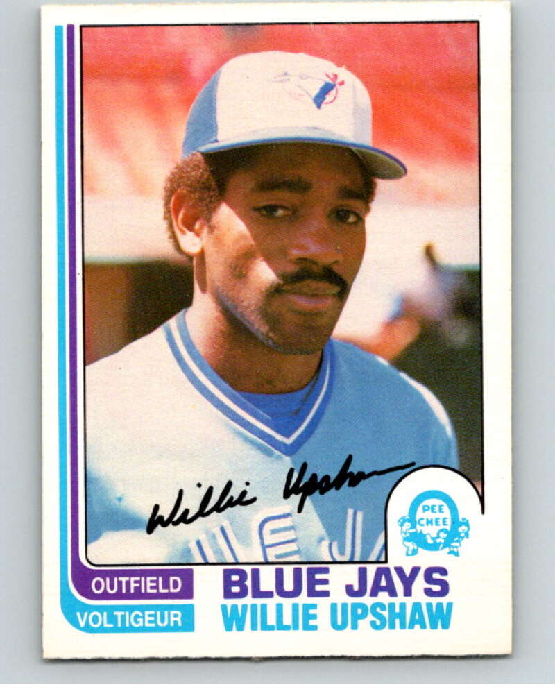 1982 O-Pee-Chee Baseball #196 Willie Upshaw  Toronto Blue Jays  V66417 Image 1
