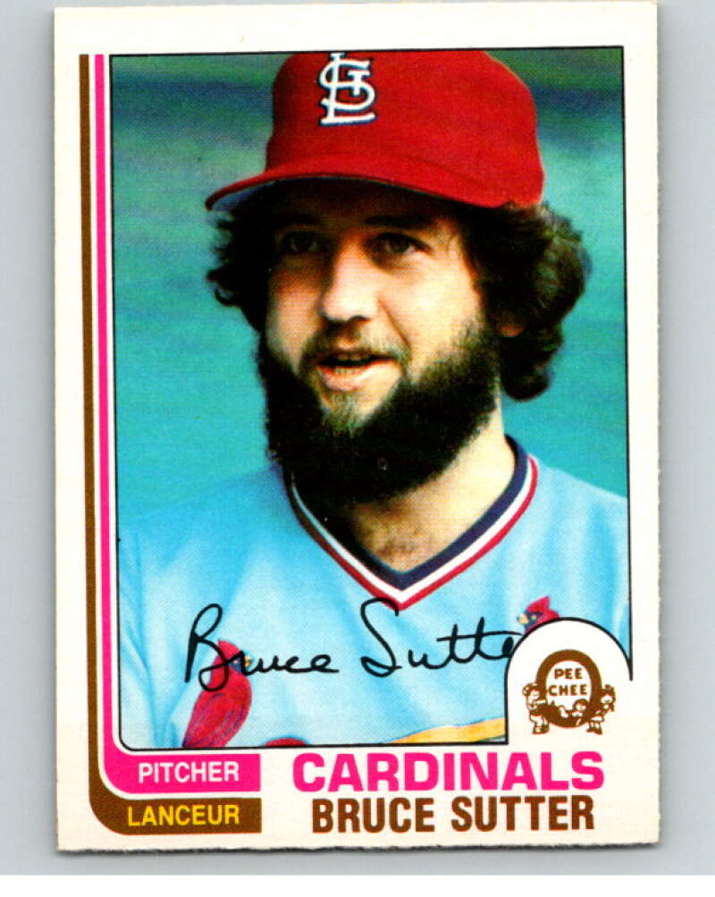 1982 O-Pee-Chee Baseball #260 Bruce Sutter  St. Louis Cardinals  V66426 Image 1