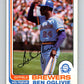 1982 O-Pee-Chee Baseball #280 Ben Oglivie  Milwaukee Brewers  V66428 Image 1