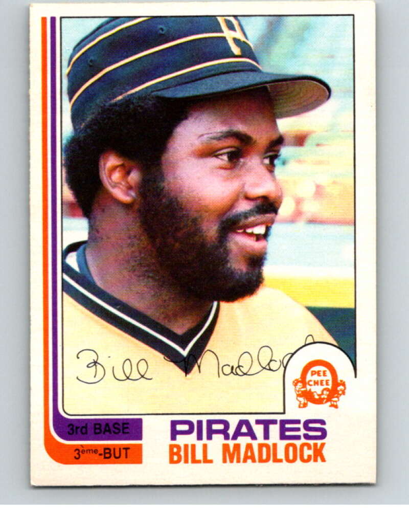 1982 O-Pee-Chee Baseball #365 Bill Madlock  Pittsburgh Pirates  V66440 Image 1
