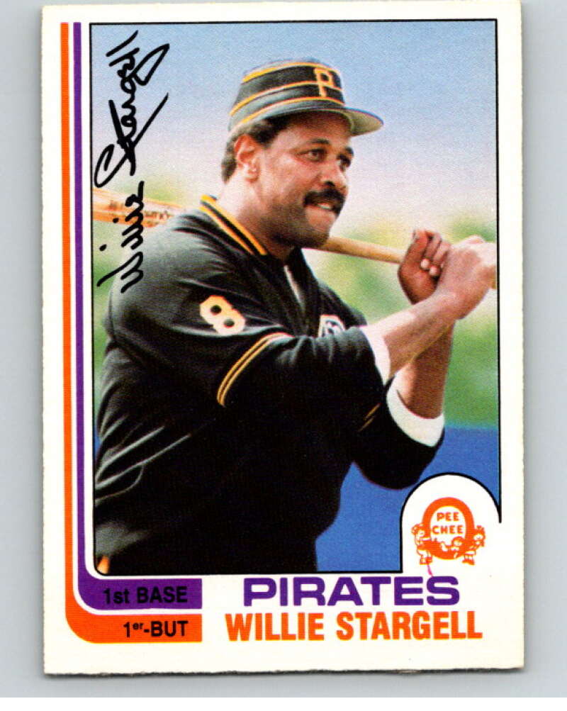 1982 O-Pee-Chee Baseball #372 Willie Stargell  Pittsburgh Pirates  V66441 Image 1