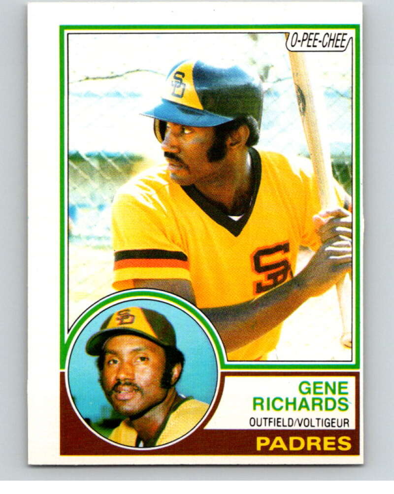 1983 O-Pee-Chee Baseball #7 Gene Richards  San Diego Padres  V66445 Image 1
