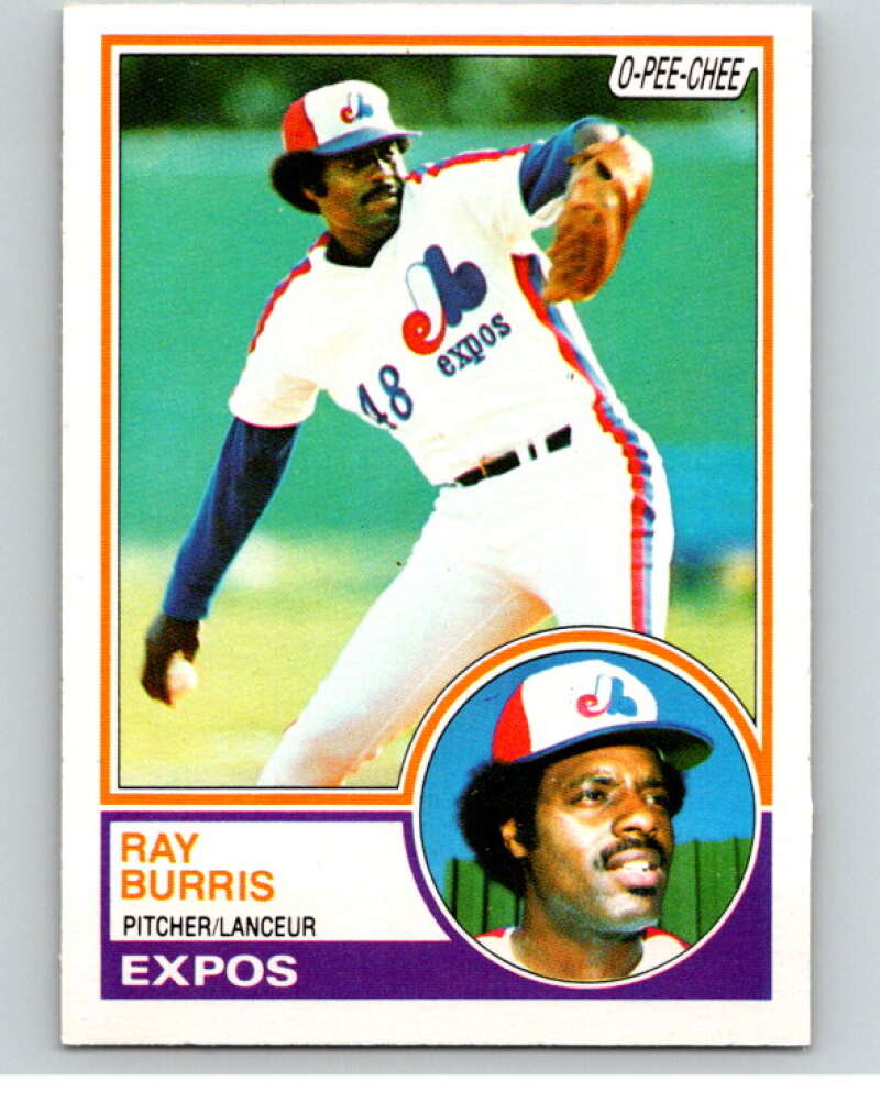 1983 O-Pee-Chee Baseball #12 Ray Burris  Montreal Expos  V66447 Image 1