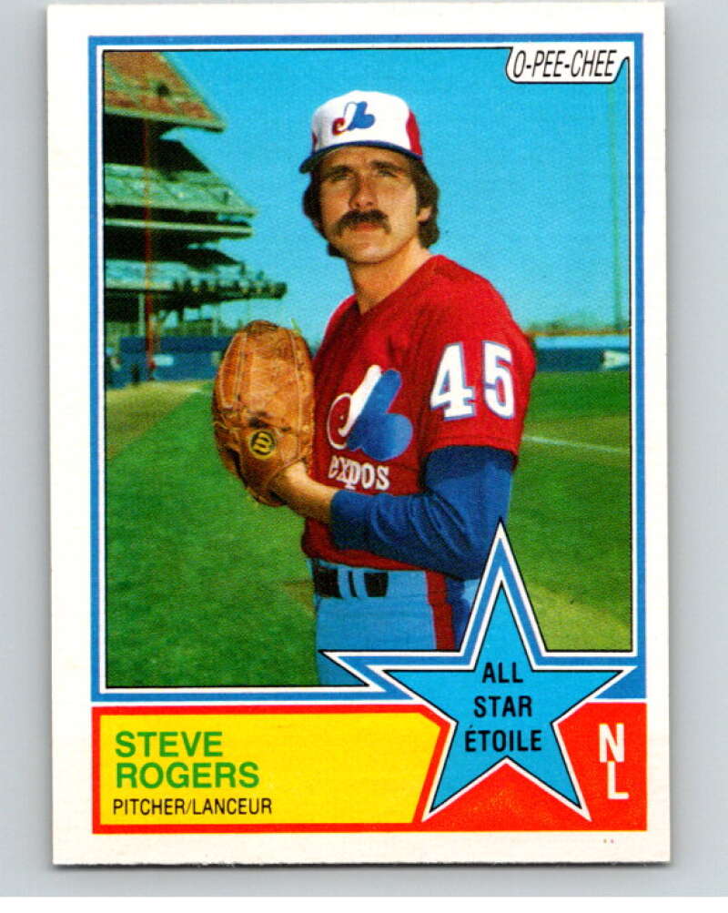 1983 O-Pee-Chee Baseball #106 Steve Rogers AS  Montreal Expos  V66462 Image 1