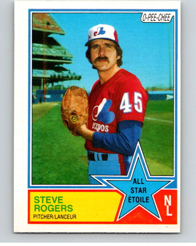 1983 O-Pee-Chee Baseball #106 Steve Rogers AS  Montreal Expos  V66463 Image 1