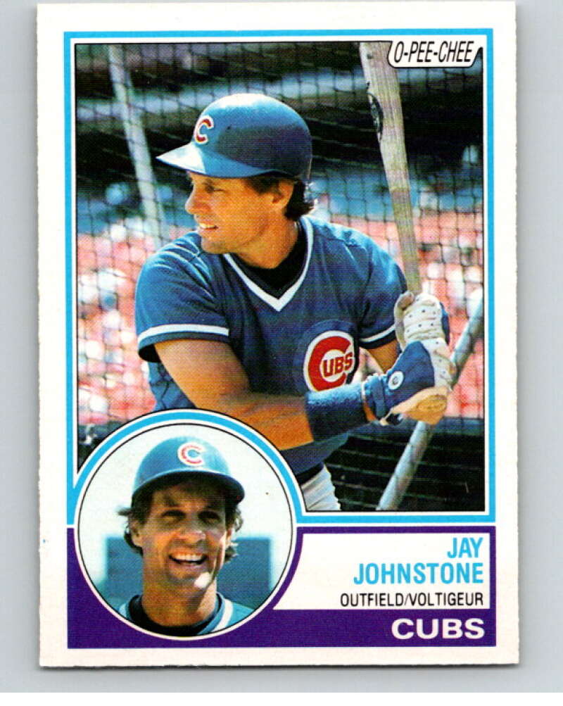 1983 O-Pee-Chee Baseball #152 Jay Johnstone  Chicago Cubs  V66473 Image 1