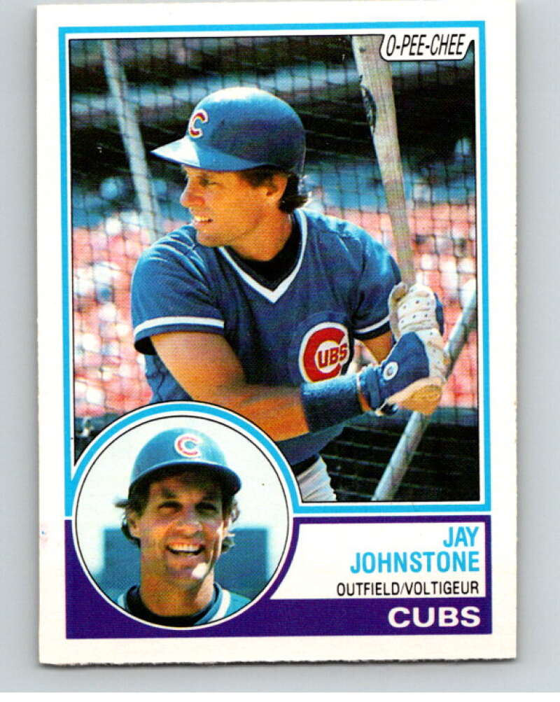 1983 O-Pee-Chee Baseball #152 Jay Johnstone  Chicago Cubs  V66475 Image 1