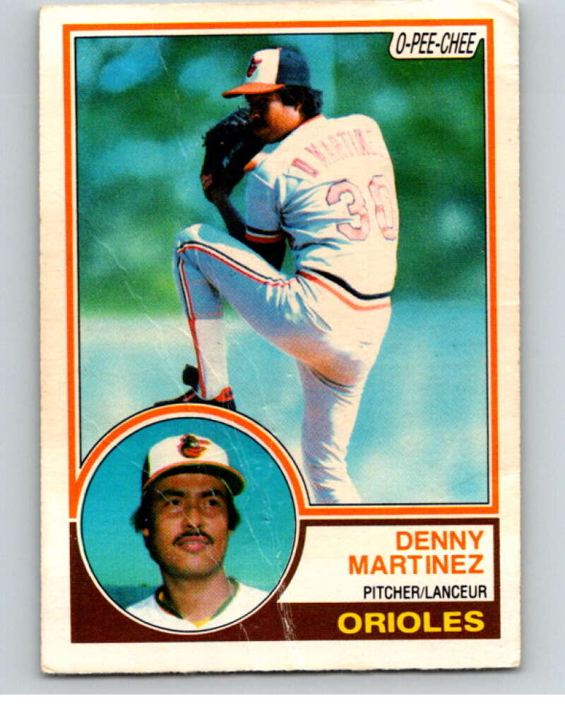 1983 O-Pee-Chee Baseball #167 Dennis Martinez  Baltimore Orioles  V66477 Image 1