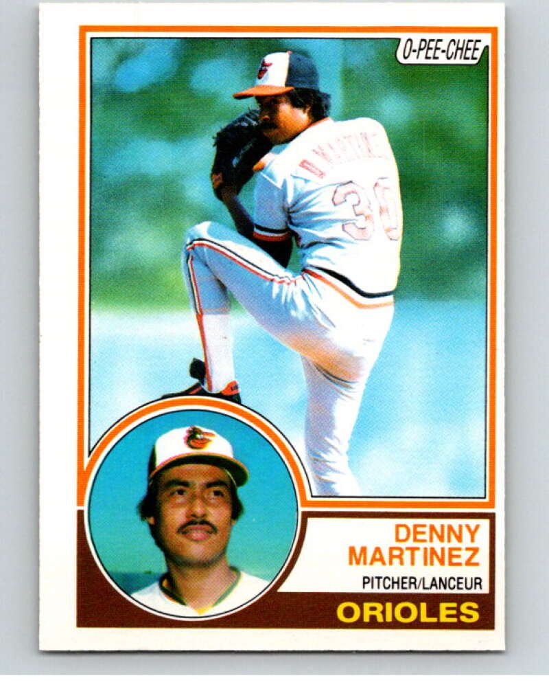 1983 O-Pee-Chee Baseball #167 Dennis Martinez  Baltimore Orioles  V66478 Image 1