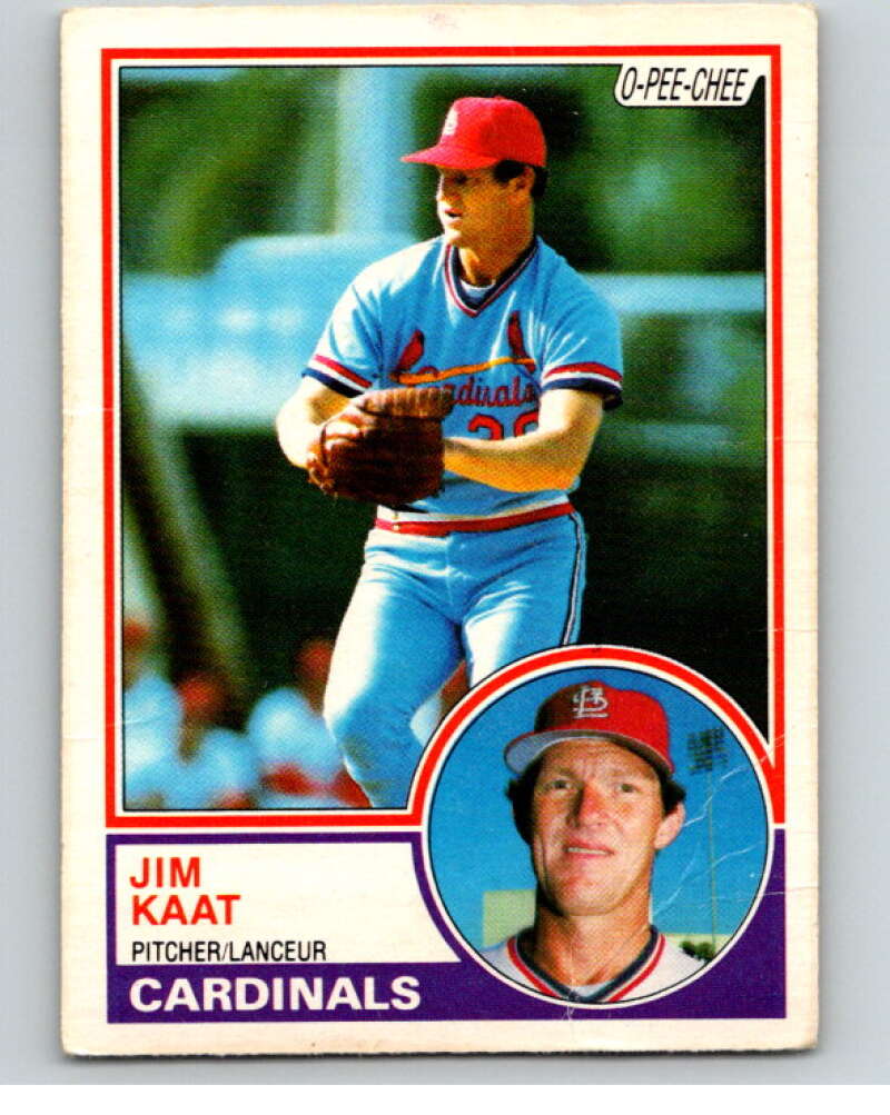 1983 O-Pee-Chee Baseball #211 Jim Kaat  St. Louis Cardinals  V66484 Image 1
