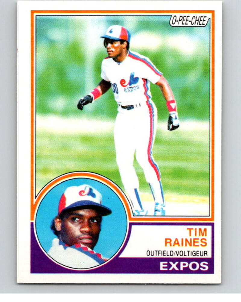 1983 O-Pee-Chee Baseball #227 Tim Raines  Montreal Expos  V66489 Image 1
