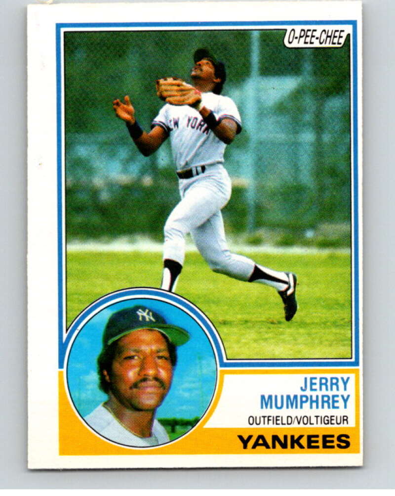 1983 O-Pee-Chee Baseball #246 Jerry Mumphrey  New York Yankees  V66493 Image 1