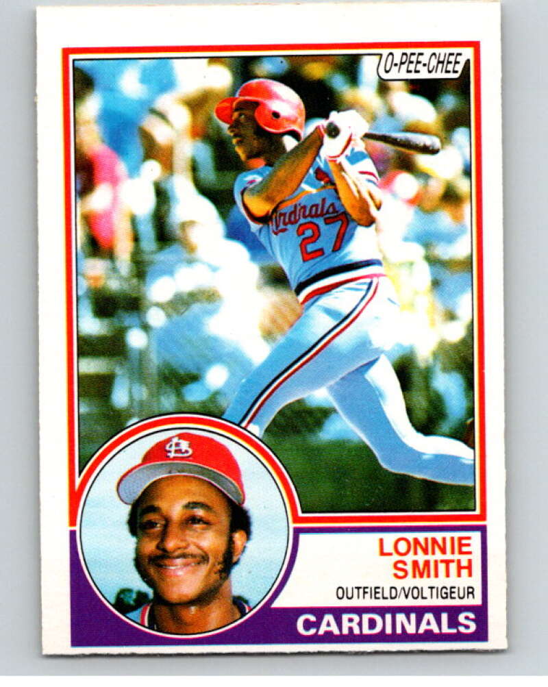 1983 O-Pee-Chee Baseball #273 Lonnie Smith  St. Louis Cardinals  V66502 Image 1