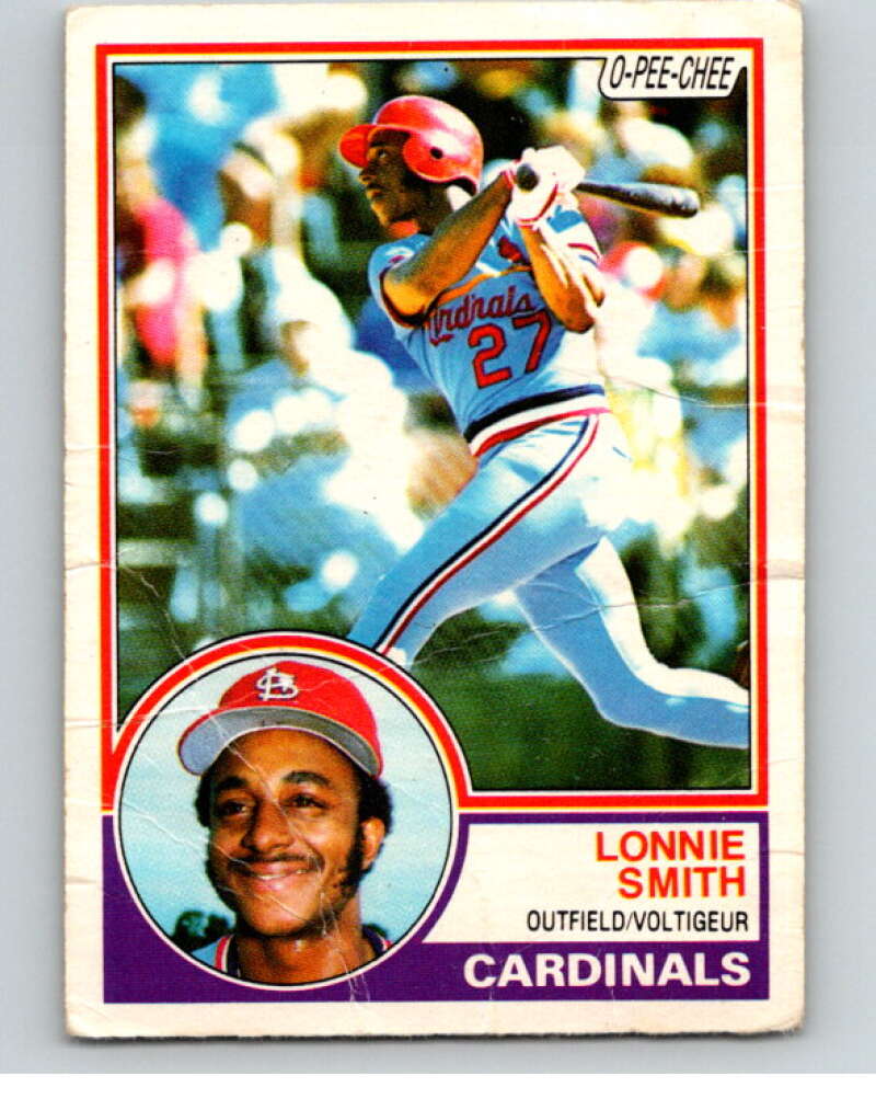 1983 O-Pee-Chee Baseball #273 Lonnie Smith  St. Louis Cardinals  V66503 Image 1