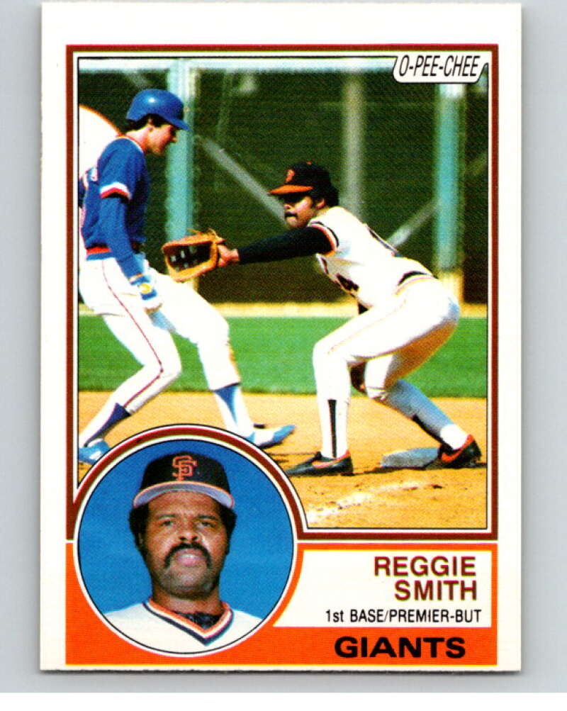 1983 O-Pee-Chee Baseball #282 Reggie Smith  V66506 Image 1