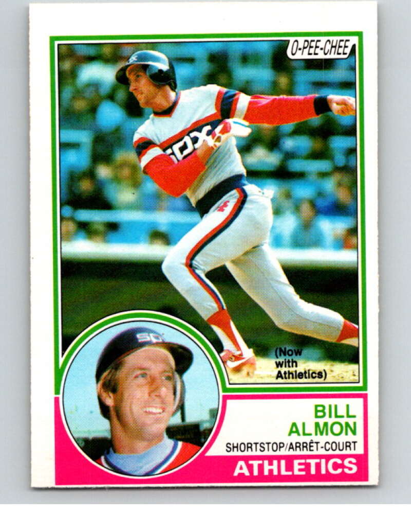 1983 O-Pee-Chee Baseball #362 Bill Almon   V66515 Image 1