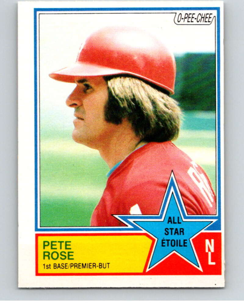 1983 O-Pee-Chee Baseball #373 Pete Rose AS  Philadelphia Phillies  V66517 Image 1