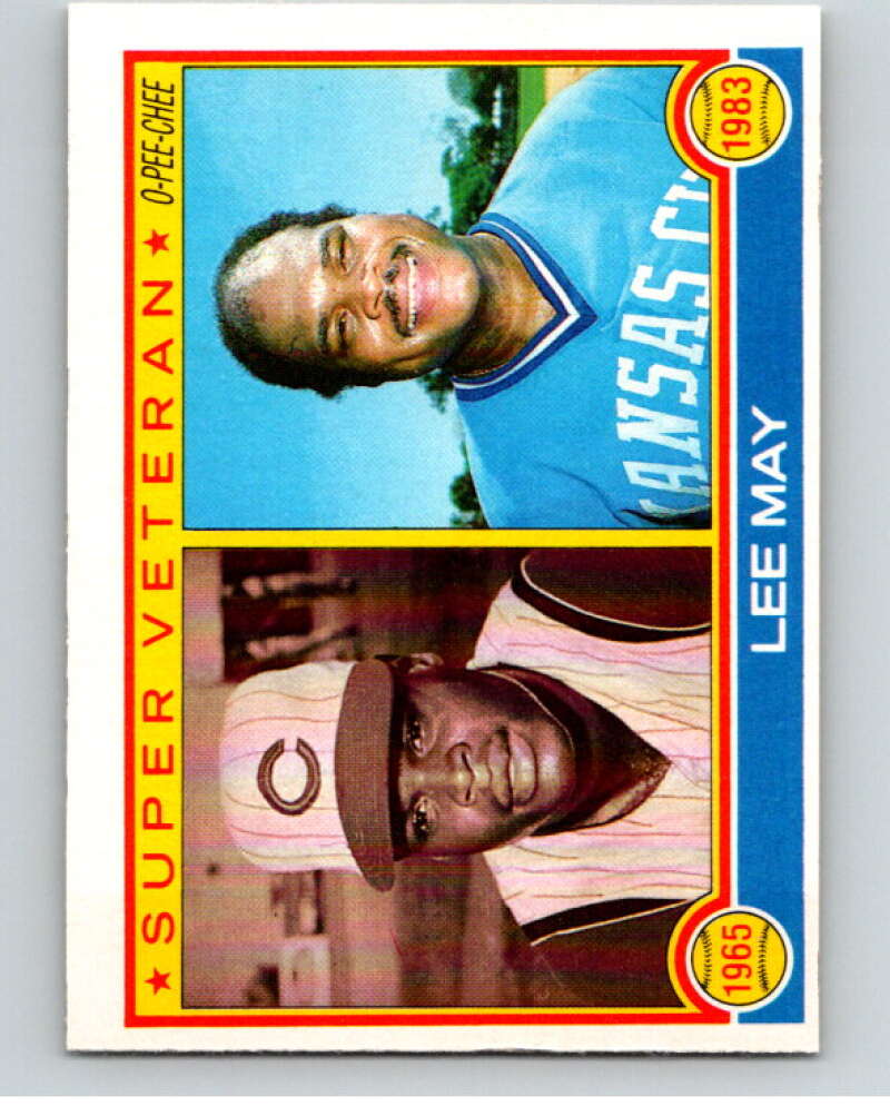 1983 O-Pee-Chee Baseball #378 Lee May SV   V66519 Image 1