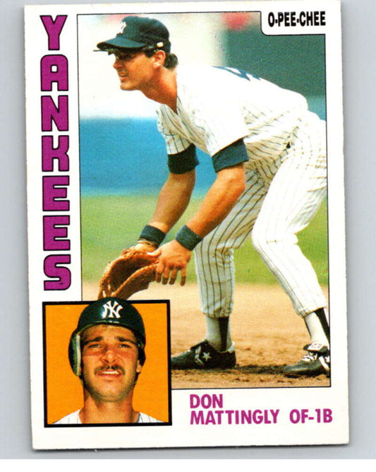 1984 O-Pee-Chee Baseball #8 Don Mattingly RC Rookie Yankees  V66525 Image 1
