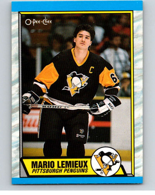 1989-90 O-Pee-Chee #1 Mario Lemieux  Pittsburgh Penguins  V66542 Image 1