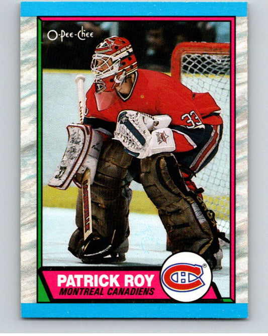 1989-90 O-Pee-Chee #17 Patrick Roy  Montreal Canadiens  V66547 Image 1