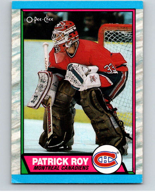 1989-90 O-Pee-Chee #17 Patrick Roy  Montreal Canadiens  V66548 Image 1